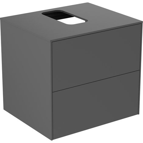 IS Untere Schubladenfront Conca f. WTU 580x267mm Anthrazit, Alte Nr.2019
