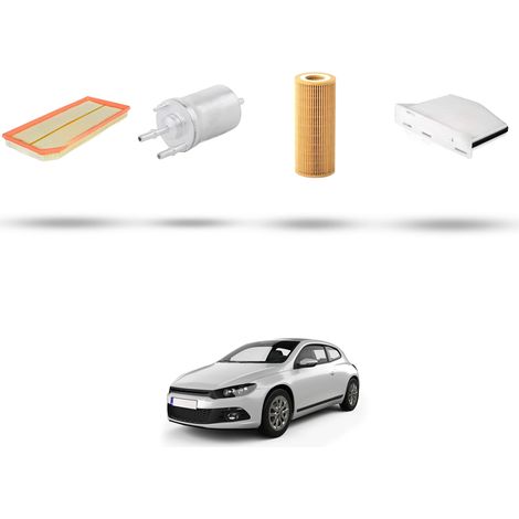 Kit tagliando 4 filtri compatibile con VW Scirocco III (1K8) 2.0 TSI R 188kw Dal 2009 (1/5)