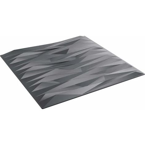Panneau mural en 12 pièces, gris pierre, 50 x 50 cm, mousse XPS (1/5)
