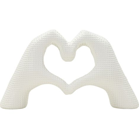Scultura Lover in resina bianca: coppia di amanti (1/5)