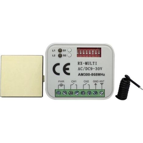 Récepteur de porte de garage,interrupteur de télécommande,433.92MHz[A493358388] (1/4)