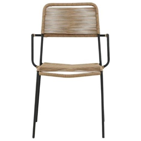 Lindos chaise de jardin brun. (1/4)