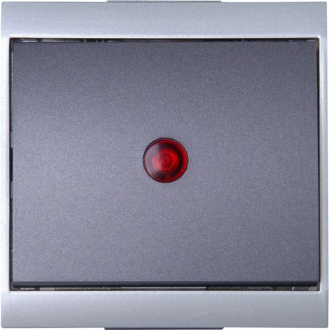 Kopp Kontrollschalter beleuchtet MALTA silber-anthrazit, 621665084 Kopp (1/2)