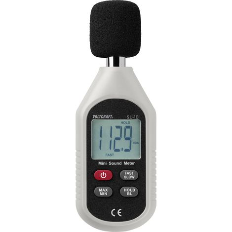 VOLTCRAFT Schallpegel-Messgerät   SL-10 30 - 130 dB 31.5 Hz - 8 kHz