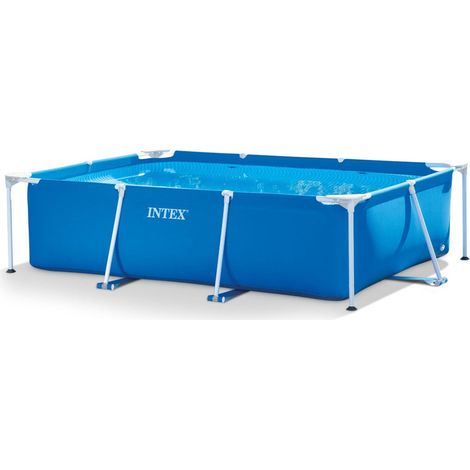Estante, rectangular, piscina de jardín, 2,6x1,6 m