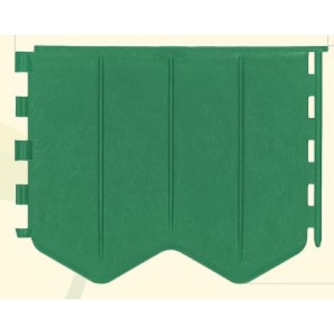Bordure de pelouse Facile à Installer - en Plastique Vert - 5m - sans Creuser - Bordure de Parterre en Plastique recyclé - Flexible et Durable (1/5)