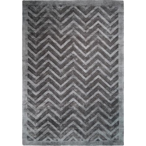 Tappeto di lusso a pelo corto Luxury grigio antracite (1/4)