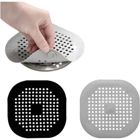 Filtre à Cheveux - Non spécifié - 2 Pcs - Silicone - Ventouse - Drainage Rapide (1/4)