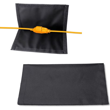 Kit de protection de sécurité pour rallonges d'extérieur, cache-prise résistant aux intempéries, adapté aux guirlandes lumineuses d'extérieur (1/5)