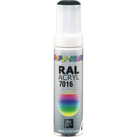 Lápiz de retoque, gris brillante RAL 7016 Bolígrafo DUPLI-COLOR de 12 ml (Por 30)