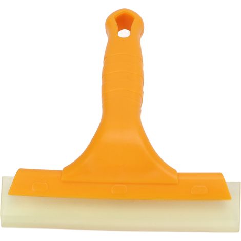 Raclette Vitres Portable Nettoyant Auto Pare-brise Outil Grattoir Multifonction Jaune pour Douche (1/5)