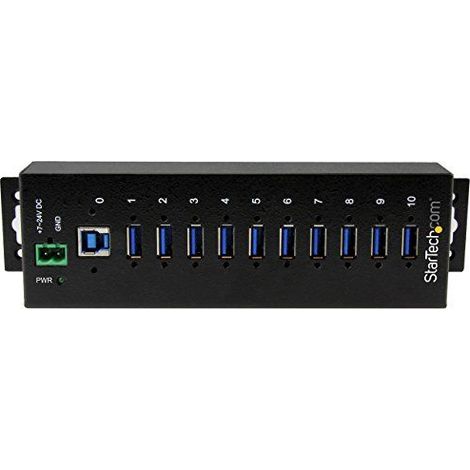StarTech.com ST1030USBM hub de interfaz USB 3.2 Gen 1 (3.1 Gen 1) Type-B 5000 Mbit/s Negro (1/5)