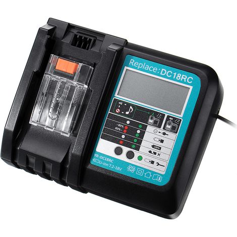 Chargeur de batterie au lithium-ion rapide DC18RC BL1830 BL1840 BL1850 pour batterie Makita (1/3)