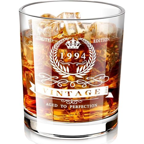 Bicchiere da whisky per il 31° compleanno in scatola di legno da 340 ml (1/4)