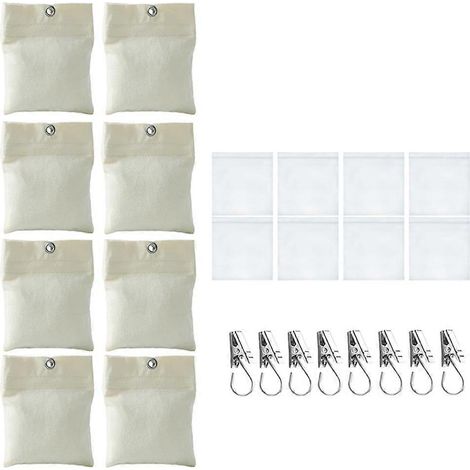 Lot de 8 poids pour rideaux d'extérieur, sacs de lestage de 425 g (15 oz) pour le bas des rideaux. (1/5)