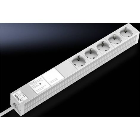 Rittal DK 7240.230 Multipresa 5 vani, con filtro soppressore, con protezione da sovratensioni 1 pz. (1/2)