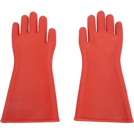 Paire de gants isolants électriques en caoutchouc, classe 00, gants isolants haute tension pour réparations d'électriciens, 12 kV (1/5)