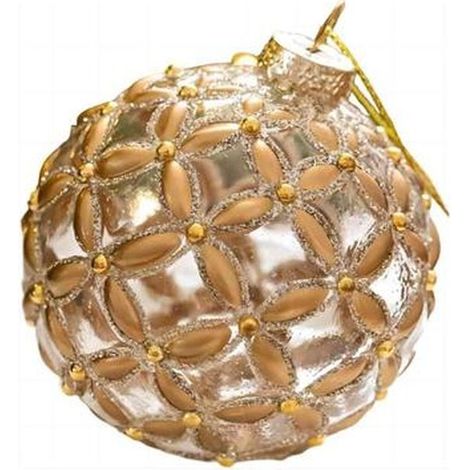 8 unités Boules de Noël en verre 8 cm, brillantes et légères, décorations pour sapin, idéales pour intérieur et fêtes familiales (1/4)