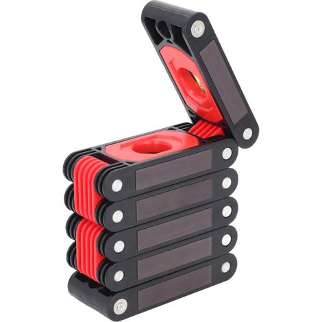 Niveau pliable 72 cm, multi-angles, mesure précise, 6 sections, outil de mesure magnétique pliable pour le travail du bois (1/5)