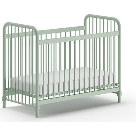 Lit bébé 60x120 Jaxx by Vipack Bronxx Vert mat