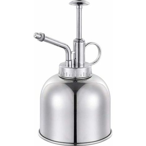 Plant Mister, Premium Classic Vintage Indoor Water Mister, Decorative Plant Sprayer with Pump, Pumpkin for Air Plants, Orchids and More - Polished Brass ( (1/5)