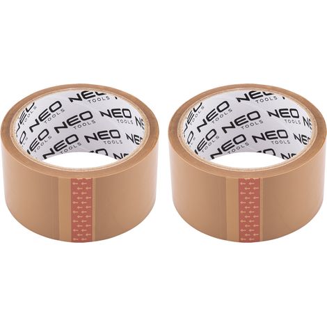 Nastro adesivo da imballaggio marrone 48 mm x 40 m, 1+1 set (1/5)