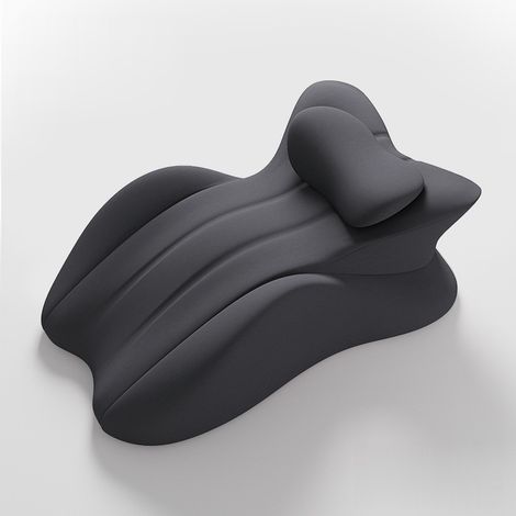L'oreiller ergonomique en mousse à mémoire de forme pour adultes, qui soutient la nuque, le dos et les jambes, est le choix idéal pour dormir et lire (1/5)