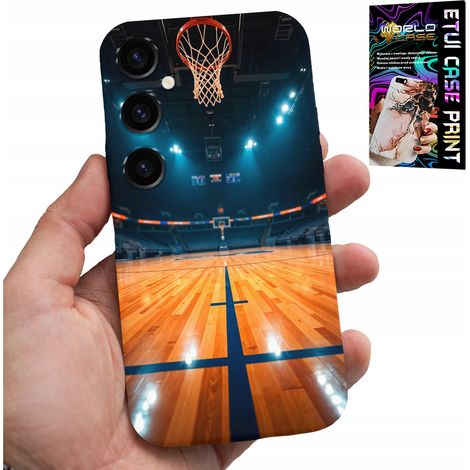 Custodia per Samsung Galaxy A54 5G - Campo da basket NBA, canestro, motivi per tifosi (1/5)