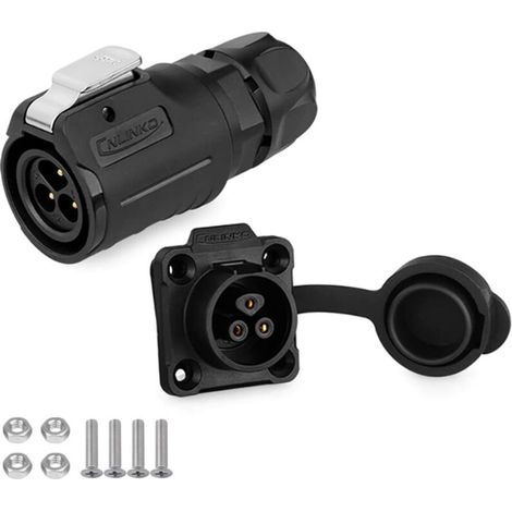 LP-16 Waterproof Connector Industrial Circular Connector IP67 PBT Shell Welding Type Male and Female