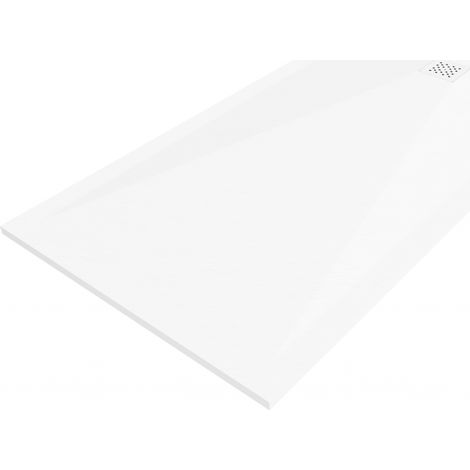 Mexen Stone+ rechteckige Verbundduschtasse 200 x 90 cm, weiß, weiße Abdeckung - 44109020-W (1/5)