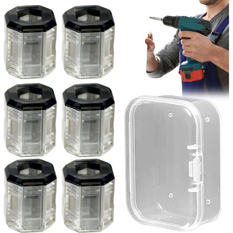 Anneau Magnétique Puissant pour Vis 6 Pièces Accessoire Transparent pour Support Magnétique Porte-Vis pour Tournevis Convient aux Femmes, aux Hommes, aux (1/5)