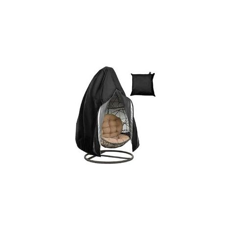 Telo di copertura per sedia sospesa, impermeabile, antivento, resistente all'inverno, ideale per patio e sedie a dondolo - Crezuo