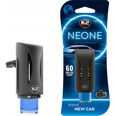 020857 K2 V371 neone Deodorante per auto NUOVO con pompa (1/5)