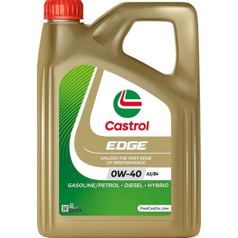 SS OLIO CASTROL EDGE 0W-40 A3/B4 4LT