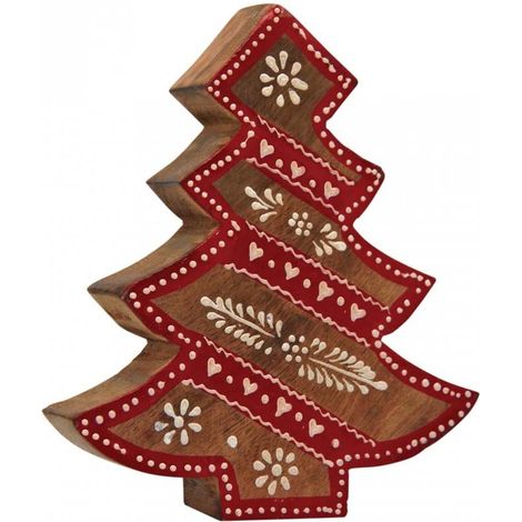 Sapin en manguier rouge et blanc