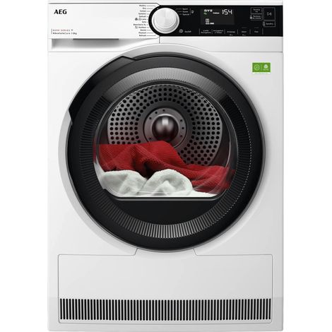 AEG TR8BGH38YA. Posizionamento dell'apparecchio: Libera installazione, Tipo di carica: Caricamento frontale, Sistema di asciugatura: Pompa di calore. Capacità cestello: 8 kg, Classe di efficienza d... (1/5)