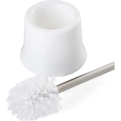 Badezimmer-WC-Bürste für Toiletten aus PVC, weiß (1/3)