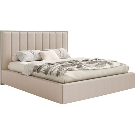 Selsey Togents - Polsterbett 140x200 mit Chenillebezug, Beige