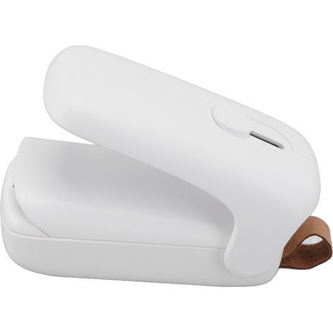 Scelleuse de sacs 2 en 1 portable avec couteau de poche - Machine à sceller les aliments et snacks ABS