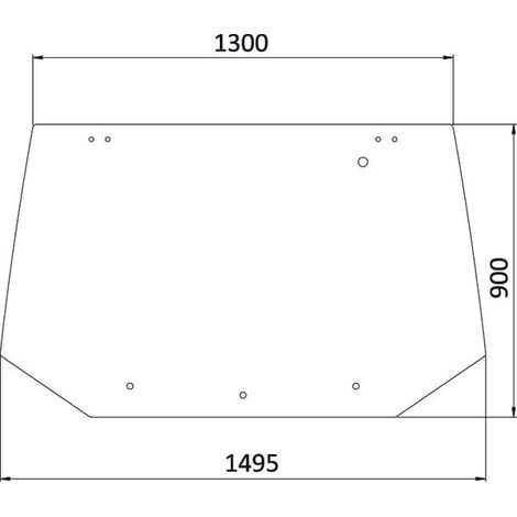 Luneta trasera superior UNIVERSAL 81865244KR