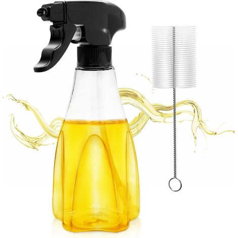 Ölsprüher Öl Sprühflasche 240ml – Oil Sprayer für Speiseöl zum Kochen, Backen, BBQ, Zerstäuber