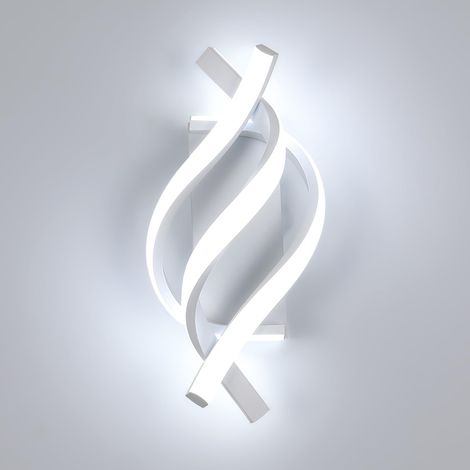 Luminária de Parede LED Moderna,22W 2500LM,Branca,para Quarto,Sala de Estar e Hall de Entrada (1/5)