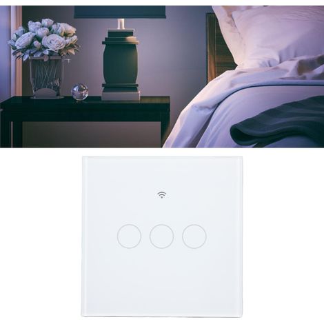 RF433 Smart Switch – Universelles Touch-Bedienfeld mit Sprachsteuerung und Timer, Ein-/Neutral-/Phasenschaltung (1/5)