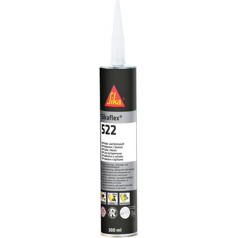 Sikaflex-522 300 ml cartucho Acero gris (por 12)