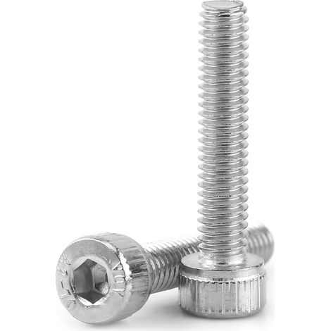 Kit 480 vis à tête cylindrique creuse et écrous inox 304, M2 M3 M4, assortiment de boulonnerie (1/5)