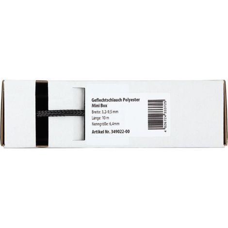 Gaine tressee extensible 3.2-9.5mm 10m - Mini box