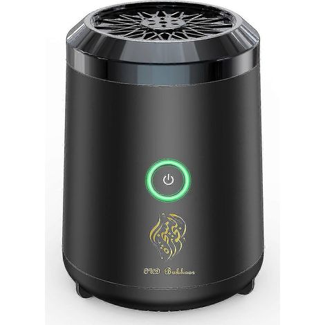 Mini-Bakhoor-Räuchergefäß, tragbar, USB-aufladbar, elektrischer Aromadiffusor, arabischer Räuchergefäßhalter, Dekoration für muslimische Haushalte (1/5)