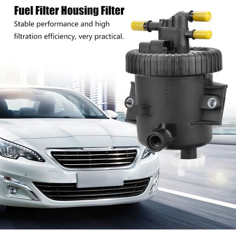 Boîtier filtre carburant + filtre compatible CITROEN BERLINGO XSARA PICASSO PEUGEOT 206 306 307 2.0 HDi (1/5)