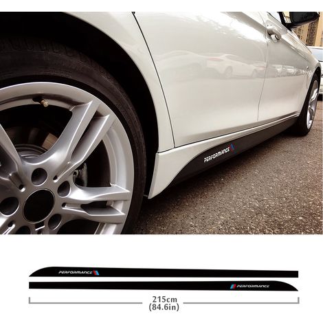 (215 cm)M PerSuitable pour autocollant de bas de porte latéral BMW F20 F40 F22 F30 E90 F32 F10 F06 F07 F46 M3 M4 M5 E60 Z4 G20 F15 F16 G30 X1 (1/4)