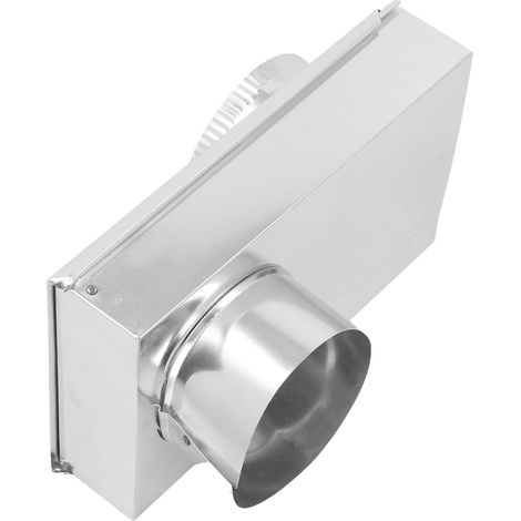 Conduit de ventilation sèche-linge périscope alliage aluminium 0 à 12,7 cm réglable anti-obstruction kit évacuation raccord 4 pouces (1/5)